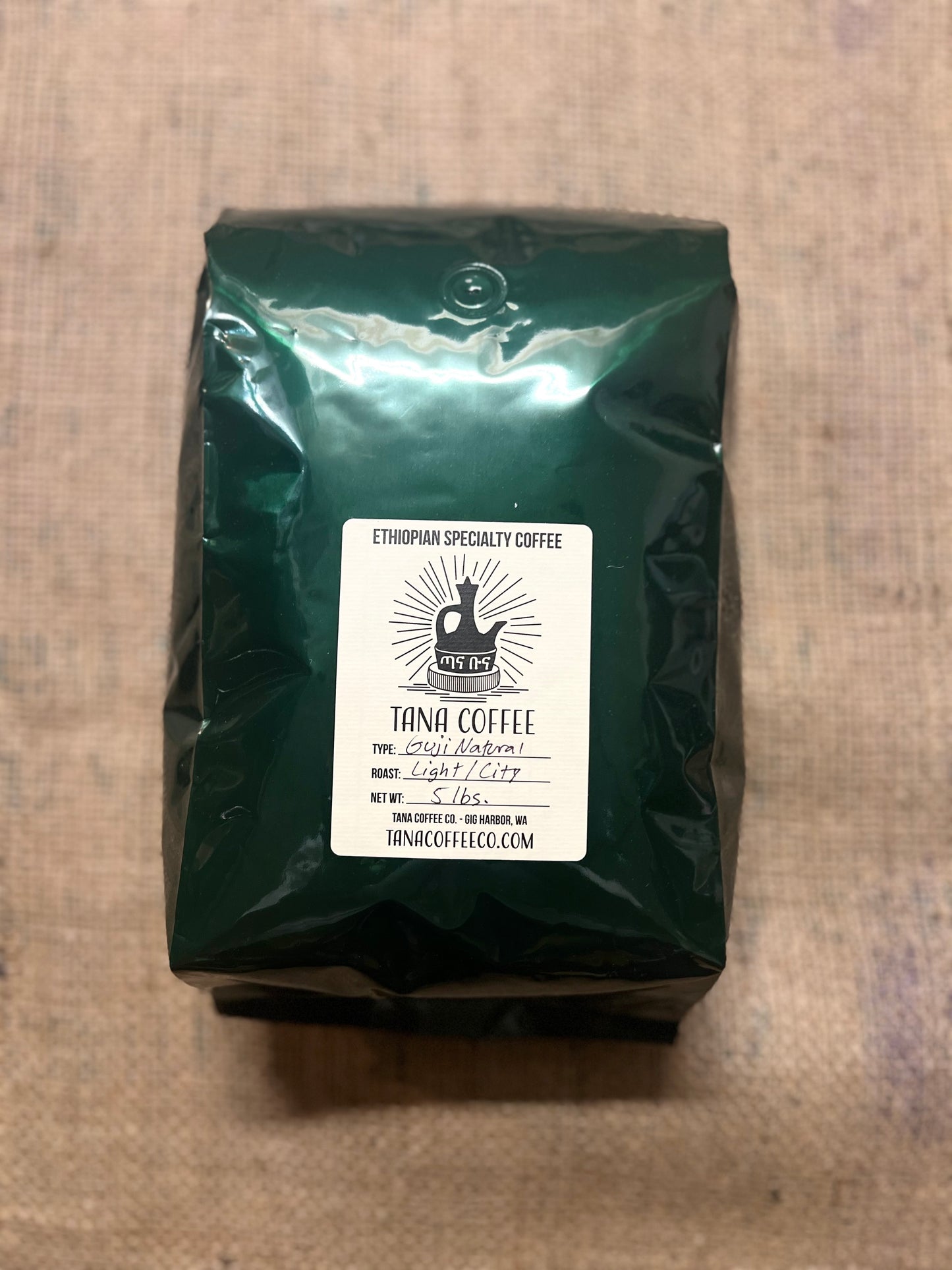Ethiopia Guji Natural Coffee 5 lb